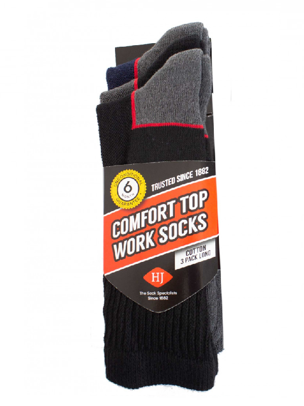 HJ Comfort Top Socks 3 Pack